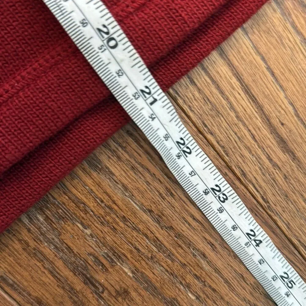 J.crew vintage red Lambswool cotton blend collared sweater small - Picture 8 of 10